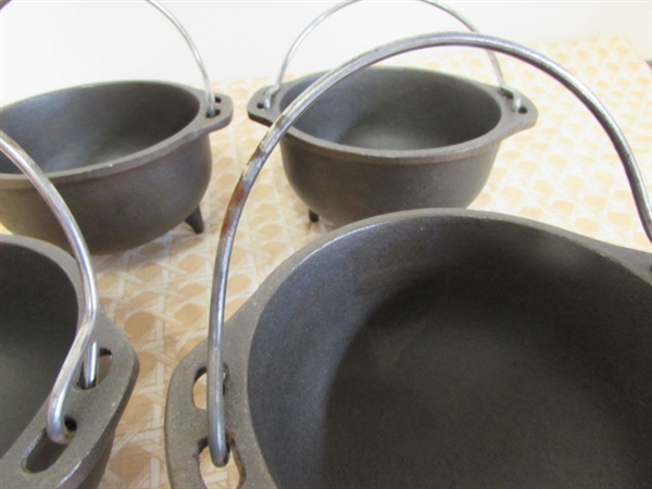 CAJUN CAST IRON 1 PINT GUMBO BOWLS