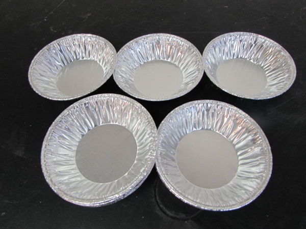 3 ALUMINUM PIE TINS