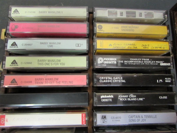 CASSETTE CASE AND CASSETTES