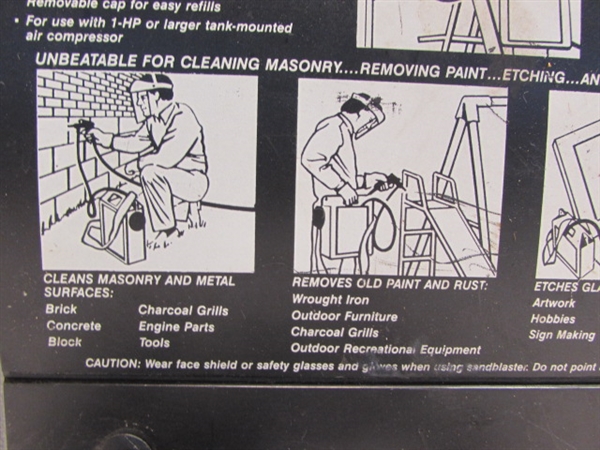 SEARS/CRAFTSMAN SANDBLASTING SYSTEM