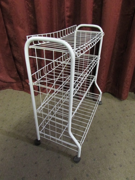 ROLLING WIRE RACK