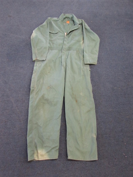 COVERALLS AND RUBBER BOOTS