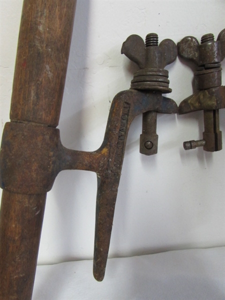 ANTIQUE WHIP SAW HANDLES