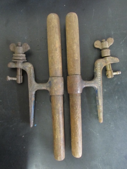 ANTIQUE WHIP SAW HANDLES