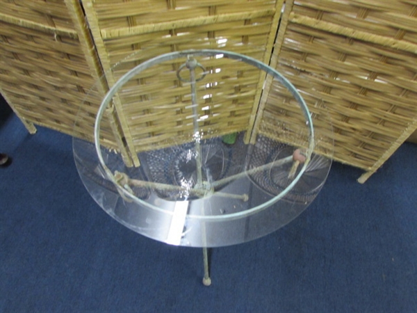 SMALL GLASS TABLE