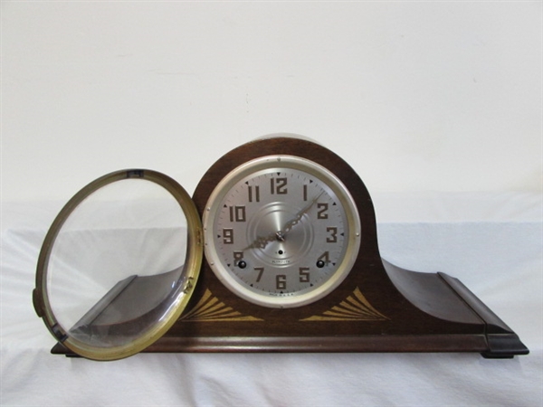 ANTIQUE PLYMOUTH MANTLE CLOCK