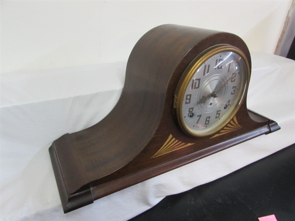 ANTIQUE PLYMOUTH MANTLE CLOCK