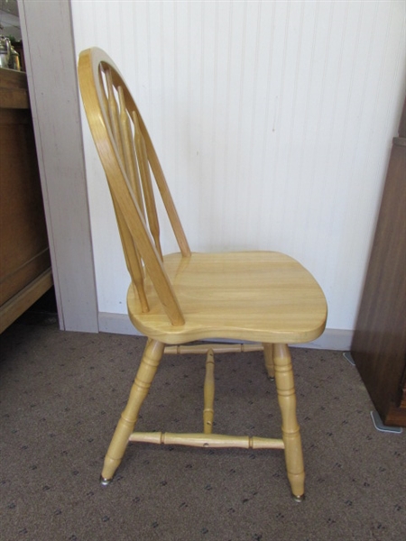 SOLID HARDWOOD DINING CHAIR #3