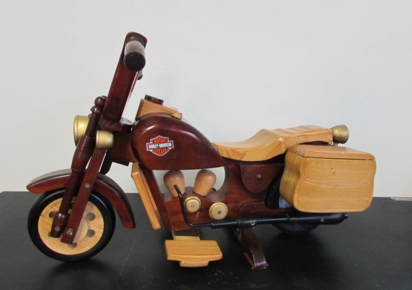 SWEET HARLEY DAVIDSON WOOD REPLICA