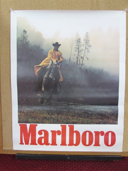 VINTAGE MARLBORO MAN POSTER COLLECTION