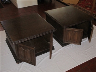 BEAUTIFUL MEDITERRANIAN STYLE SET OF END TABLES & COFFEE TABLE