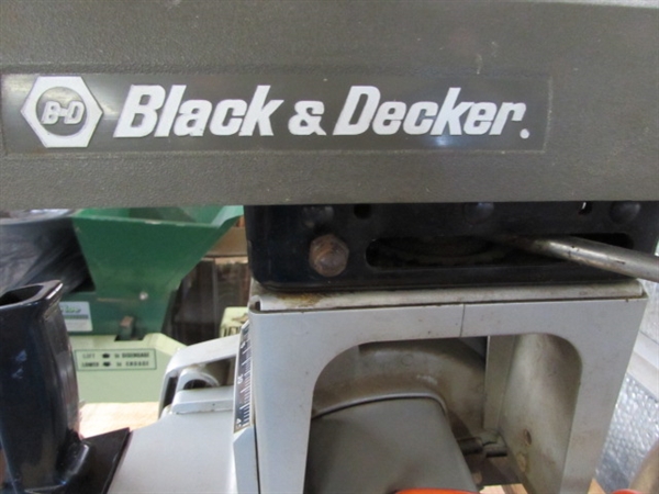 BLACK AND DECKER RADIAL ARM SAW