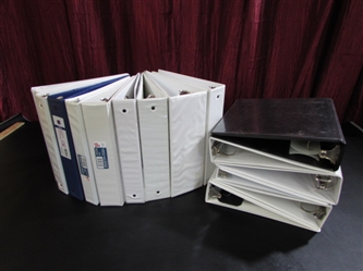 GET YOUR PAPERS ORGANIZED WITH THIS GREAT LOT OF BINDERS