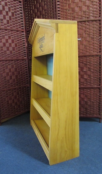 WOOD DISPLAY SHELF UNIT