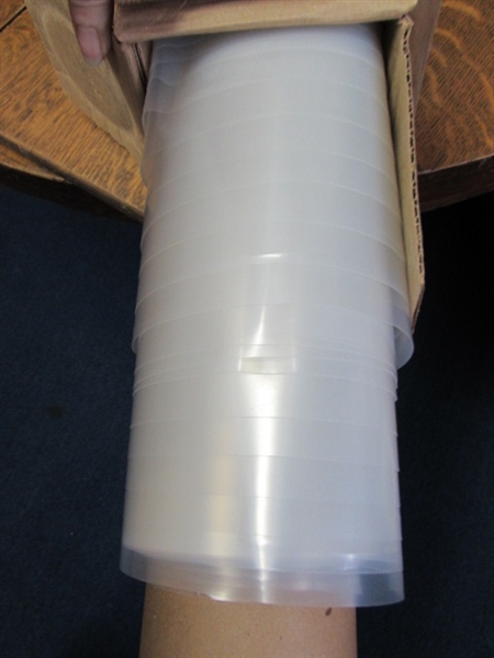 ROLL OF CLEAR CONSTRUCTION FILM