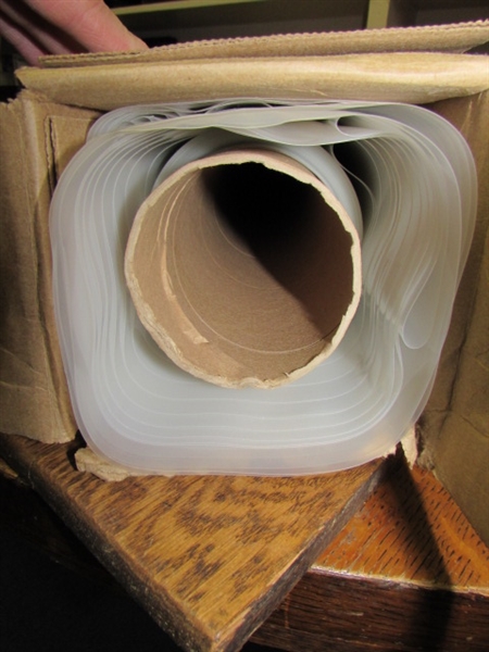 ROLL OF CLEAR CONSTRUCTION FILM