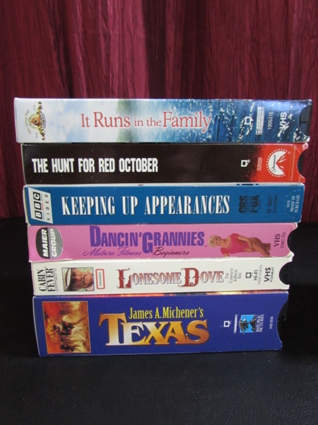 LARGE COLLECTION OF VHS