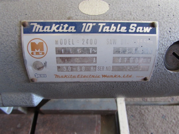 MAKITA 10 TABLE SAW