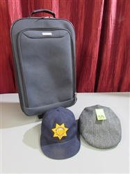 CARRY-ON BAG AND HATS
