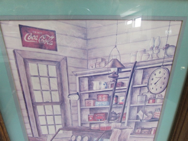 COCA-COLA MEMORABILIA PICTURE