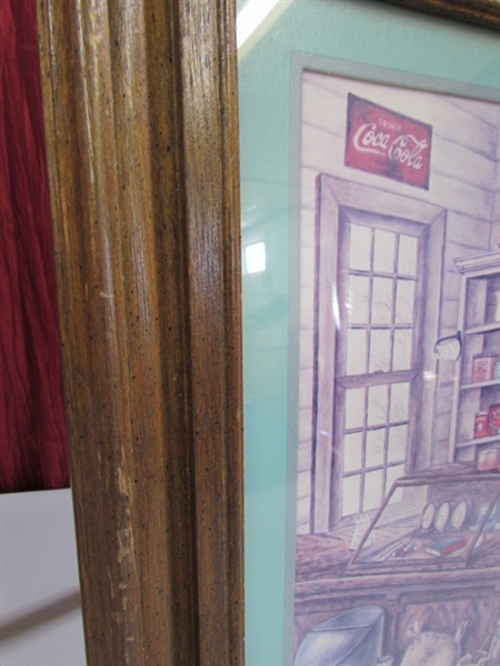 COCA-COLA MEMORABILIA PICTURE