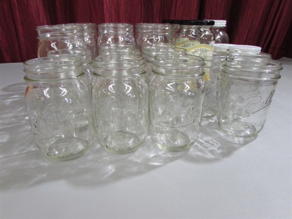 QUART AND PINT MASON JARS