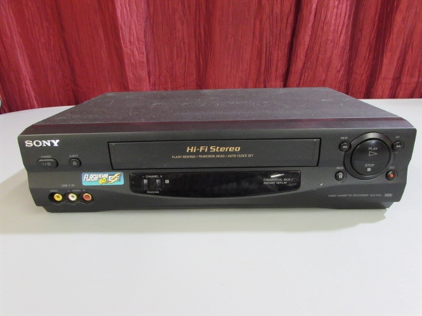 SONY VHS PLAYER