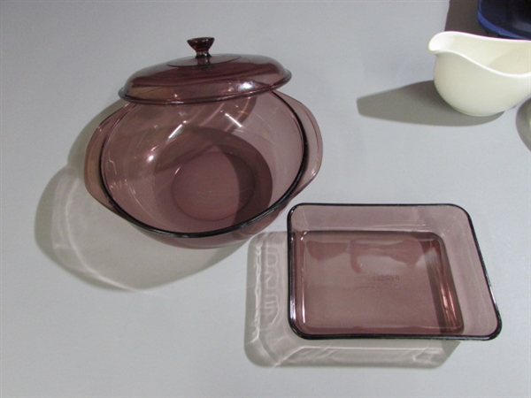 PYREX/CORNING WARE & VISIONS - COOKWARE