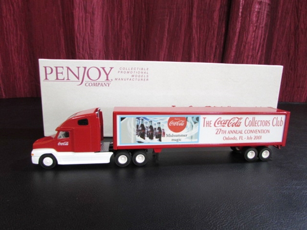 PENJOY DIECAST COCA-COLA TRUCK