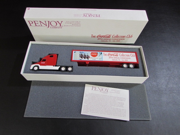 PENJOY DIECAST COCA-COLA TRUCK