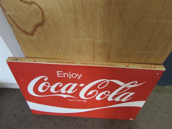 VINTAGE METAL COCA-COLA SIGN