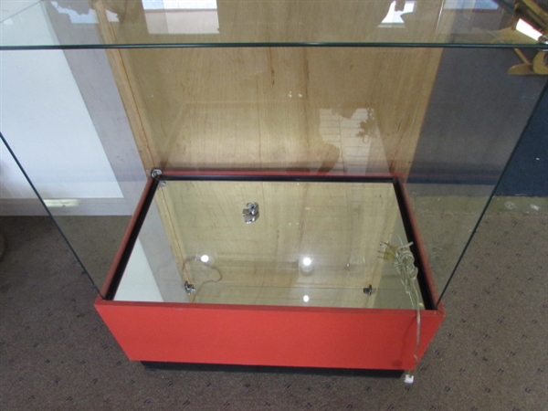 SECOND LIGHTED COCA-COLA DISPLAY CASE