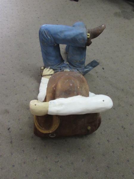 SLEEPING COWBOY COFFEE TABLE