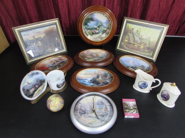 LARGE THOMAS KINKADE COLLECTION