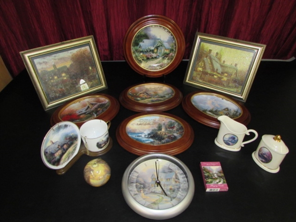 LARGE THOMAS KINKADE COLLECTION