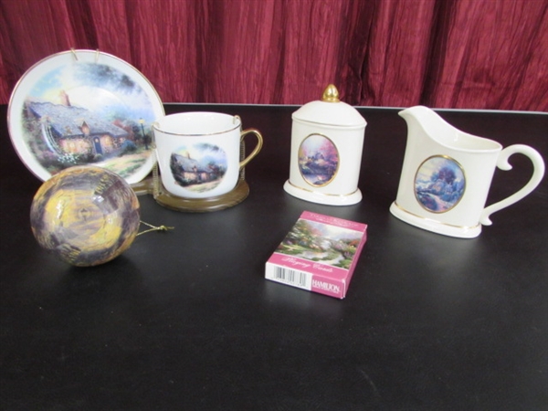 LARGE THOMAS KINKADE COLLECTION