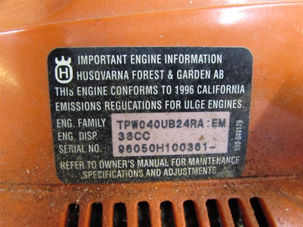 HUSQVARNA SAW