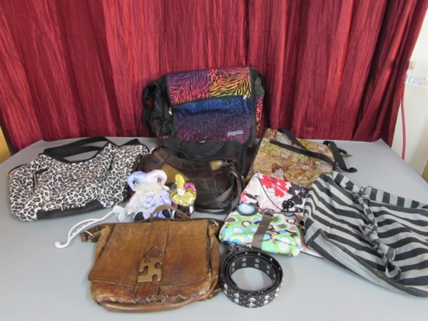 PURSES, BAGS, AND MORE