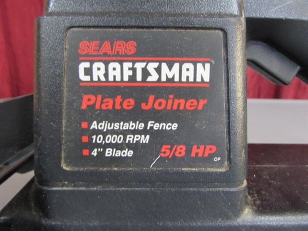 CRAFTSMAN HAND PLATE JOINTER