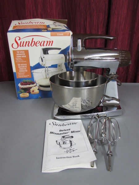 SUNBEAM MIXMASTER STAND MIXER