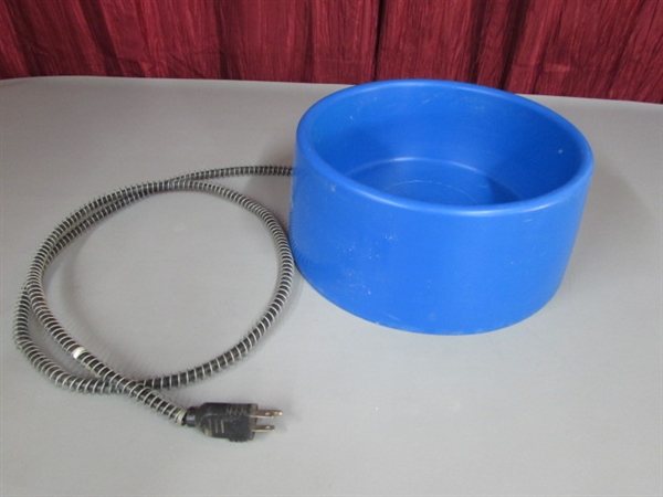 HEATED DOG WATER BOWL