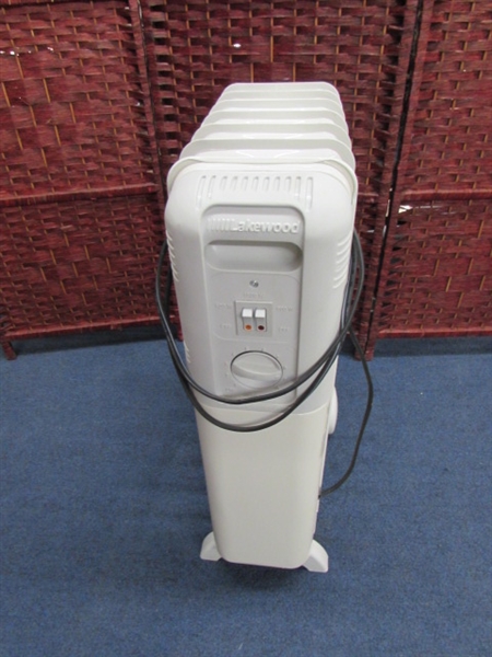 LAKEWOOD 1500 WATT RADIATOR HEATER