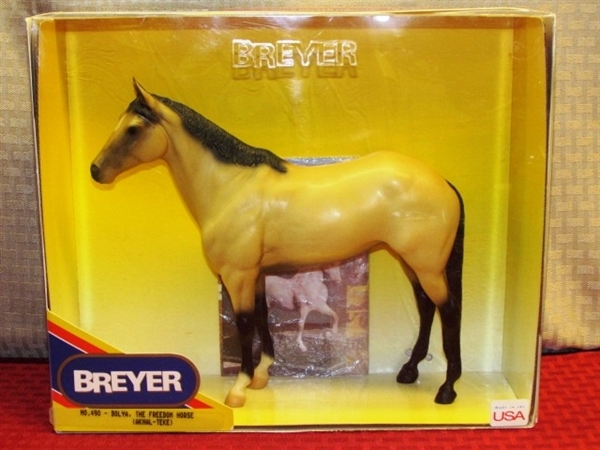 RARE VINTAGE BREYER HORSE- BOLYA, THE FREEDOM HORSE NO. 490