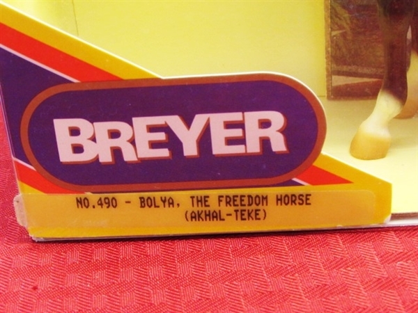 RARE VINTAGE BREYER HORSE- BOLYA, THE FREEDOM HORSE NO. 490