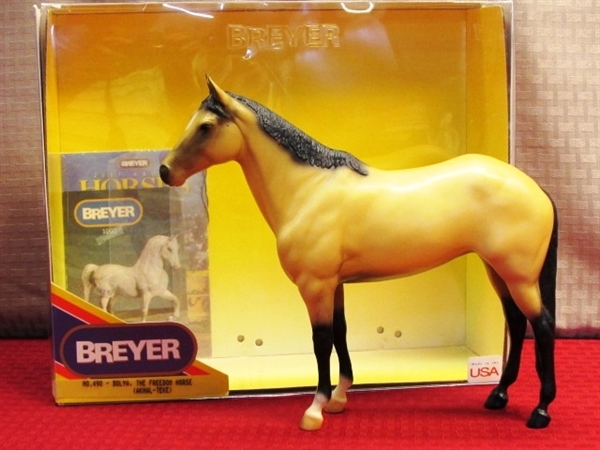 RARE VINTAGE BREYER HORSE- BOLYA, THE FREEDOM HORSE NO. 490