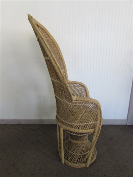 PAIR OF RATTAN CHAIRS