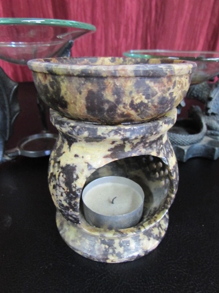 CANDLE HOLDERS AND MORE