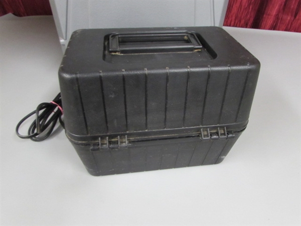 COLEMAN 12 VOLT COOLER & PORTABLE STOVE