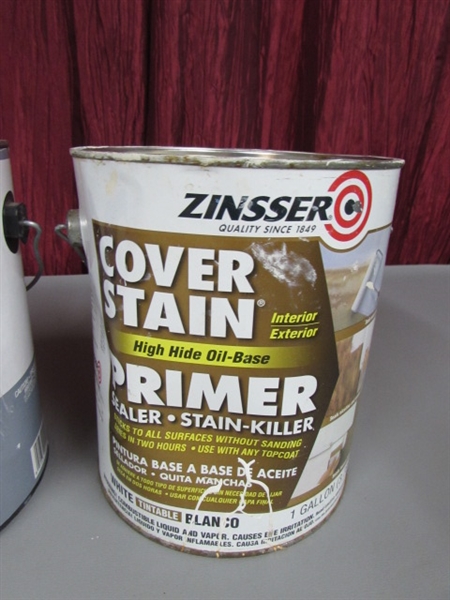 FOR THOSE PAINTING PROJECTS-PAINT AND PRIMER
