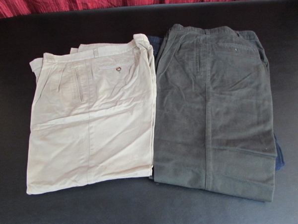 MENS DRESS PANTS & POLO SHIRTS